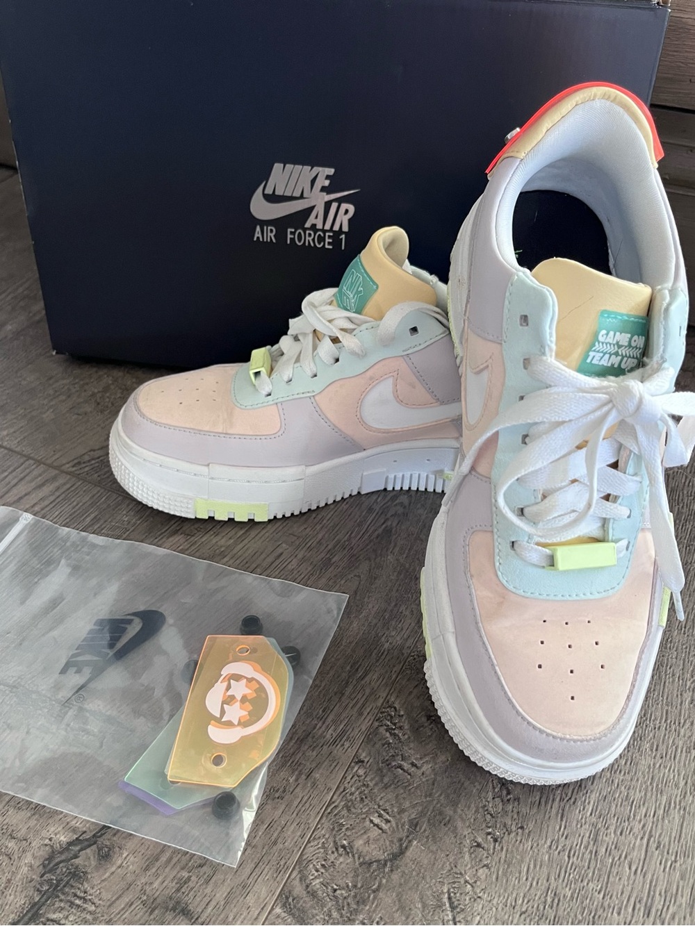 Nike Air Force 1 Low Pixel Sneakers in Sz.6 US, EUR 36.5
